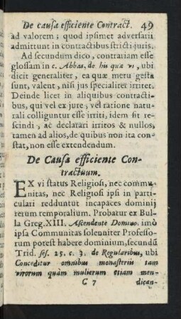 De Causa efficiente Contractuum