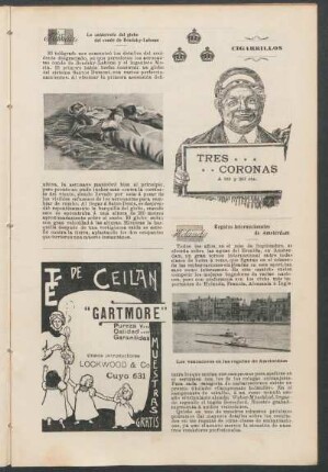 La catástrofe del globo del conde de Bradsky-Laboun