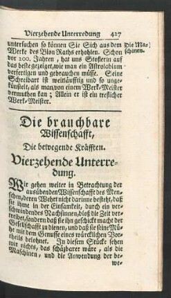 Vierzehende Unterredung.
