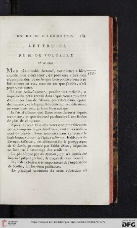 (Lettre CI - CX)