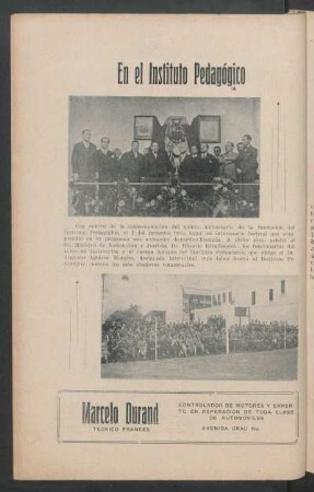En el Instituto Pedagógico