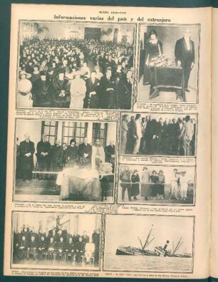 Informaciones varias del país y del extranjero [Fotografías]