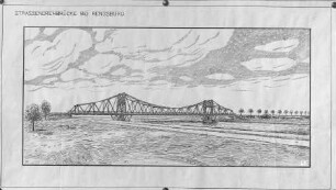 Bau der Drehbrücke Rendsburg/Nord-Ostsee-Kanal