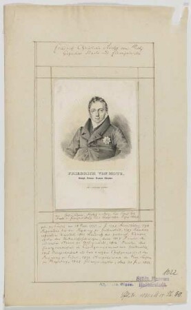 Bildnis des Friedrich Christian Adolf von Motz