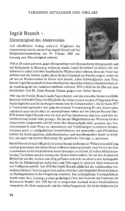 Verdiente Mitglieder und Jubilare