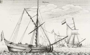 Boyers : Hollar, W.: Der kl. Kutter, Radierung