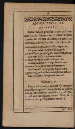 Aphorismus [XI.-XX.]