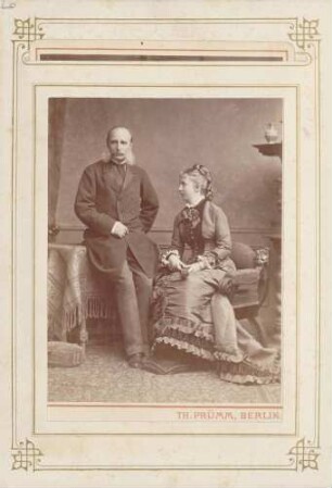 Prinzessin Marie von Preußen und Prinz Heinrich von Oranien-Nassau