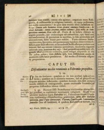 16-22, Caput III