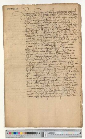 Nebenabschied des am 14. März 1597 begonnenen Kreistags zu Braunschweig. 2. Exemplar