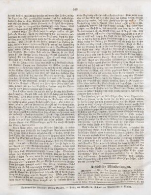 148 Kirchliche Mittheilungen