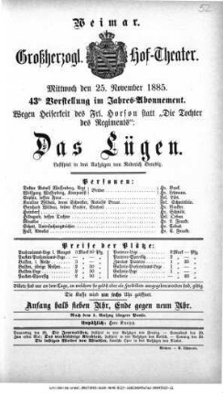 Das Lügen