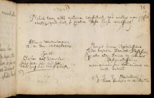 71br Doppelung, Steimlin, Johann Jacob. Tübingen, 31.01.1738