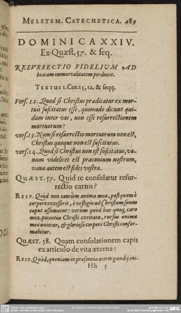 Dominica XXIV. Ex. Quaest. 57. & seq.