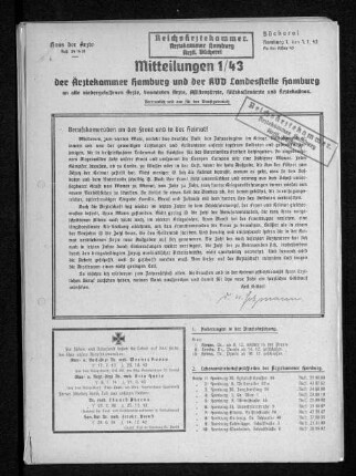 2. Lebensmittelattestprüfstellen der Ärztekammer Hamburg.