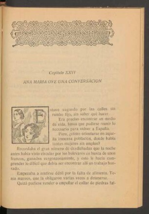 Capítulo XXVI - Ana María oye una conversación