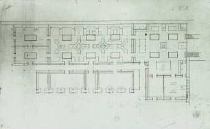 Paris, Weltausstellung 1855: Entwurf für die britische Abteilung: Grundriß