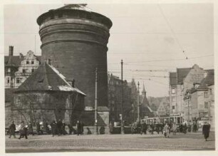Nürnberg, Königstor, Blick vom Hauptbahnhof