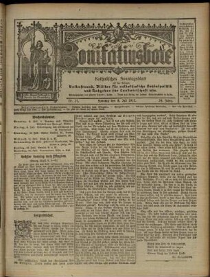 Ausgabe vom Sonntag, den 08. Juli 1917.