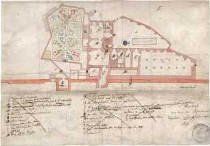 Fink, Johann Lorenz; Kulmbach; Langheimer Hof - Grundriss