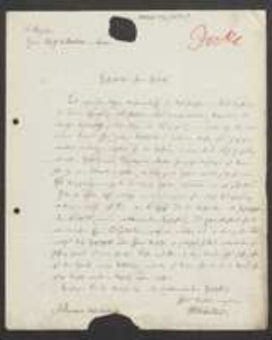 Brief von Gustav Woldemar Focke an Carl Friedrich Philipp von Martius