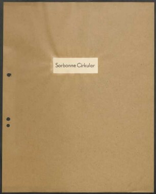 Schriftproben und Bestellungen des Schrifttyps "Sorbonne Cirkular"