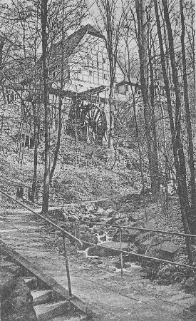 Dresden, bei Hosterwitz. Keppmühle im Keppgrund, Ansichtskarte