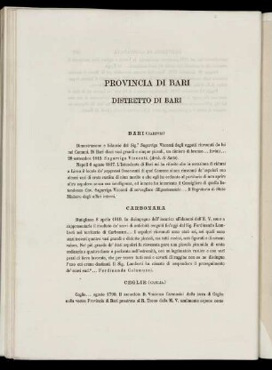 Distretto Di Bari.
