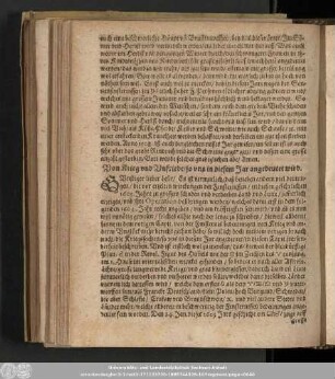 Von Krieg und Unfriede/ so uns in diesem Jar angedeutet wird.