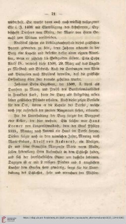 3: Kurze Geschichte des vormaligen Klosters Tiefenthal im Rheingau