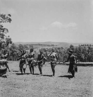 Frauen der Zulu : Frauen der Zulu tanzen in einem Reservat