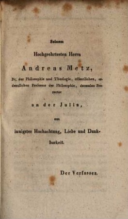 Einige Worte über die Erscheinungen der Electricität überhaupt, nebst Hypothesen über die entgegengesetzten Electricitäten : Inaug.-Abh.