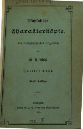 Musikalische Charakterköpfe : ein kunstgeschichtliches Skizzenbuch, 2