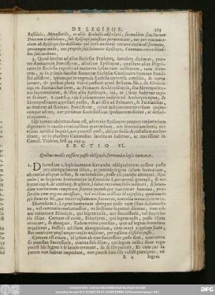 Sectio VI. Quibus modis cessare possit obligatio servandae legis humanae.