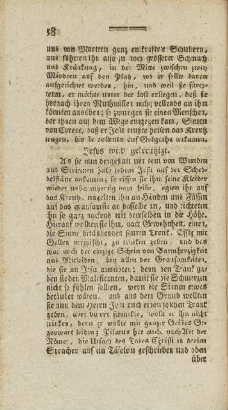 Jesus wird gekreutzigt.