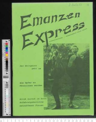 Emanzen Express - Schwerpunkt: Männergewalt gegen Frauen