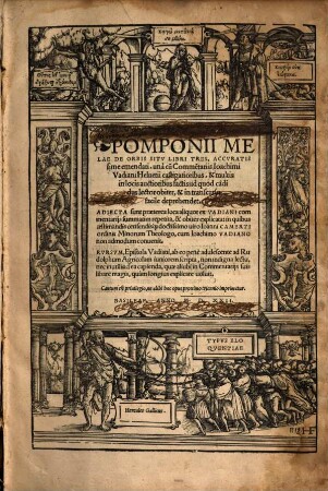 Pomponii Melae De Orbis Sitv Libri Tres