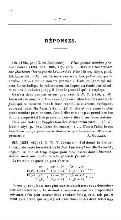 Résponses.