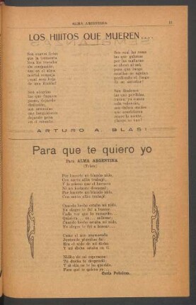 Los hijitos que mueren.... : [Poesía]