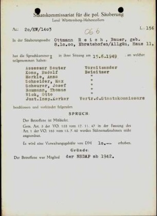 Reich, Ottmann