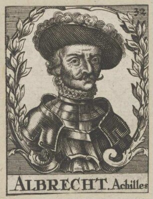 Bildnis von Albrecht. Achilles