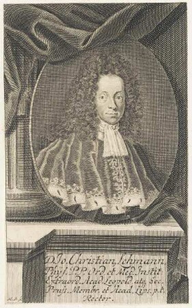 Bildnis des Jo. Christian Lehmann