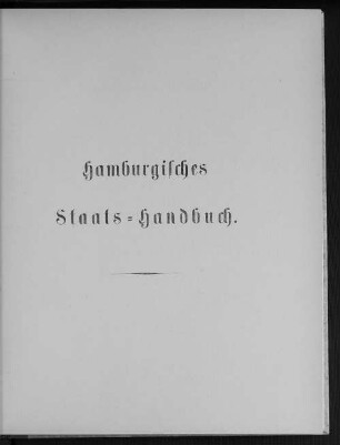 Hamburgisches Staats-Handbuch.