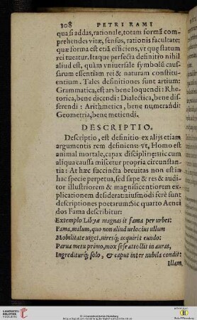 Descriptio