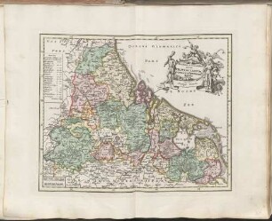 Novissima et Accuratissima XVII Provinciarum Germaniae Inferioris Tabula