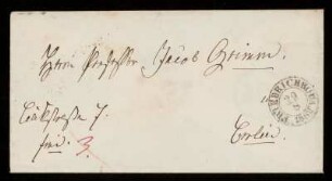 Brief von Dorothea Grimm an Jacob Grimm