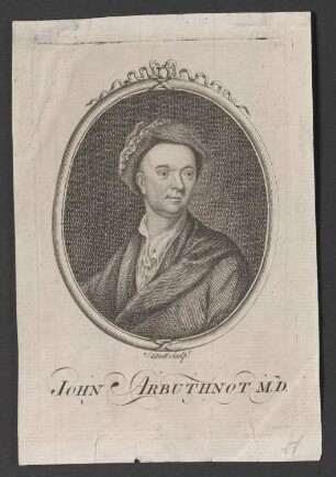 Porträt John Arbuthnot (1667-1735)