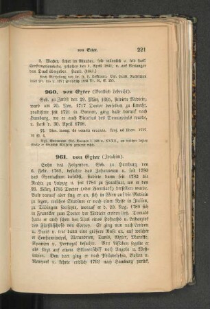 960. von Exter (Gottfried Lebrecht)
