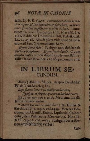 In Librum Secundum