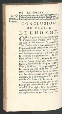 Conclusion du traité de l'homme.